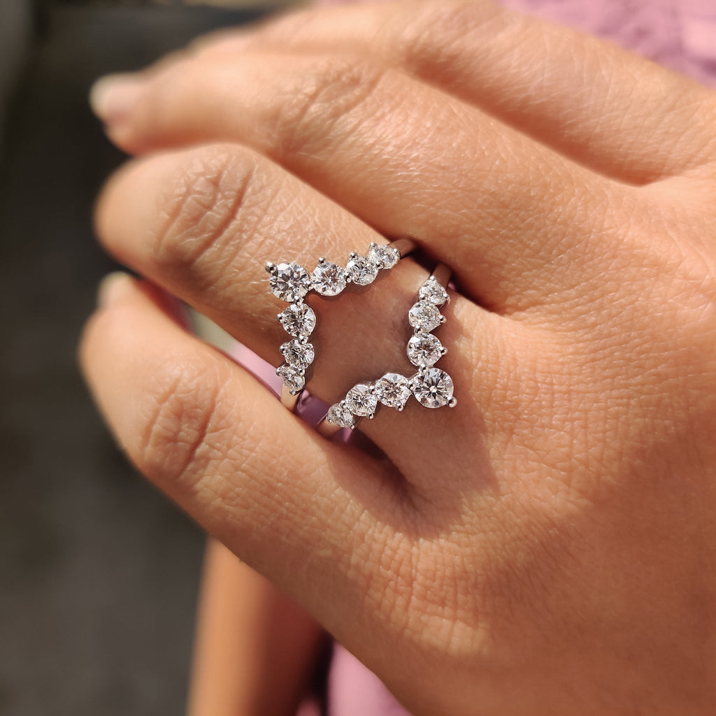 Round Cut Ring Enhancer Wedding Band
