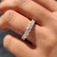 Diamond Half Eternity Band In Round Cut