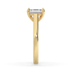 Two Carat Emerald Cut Diamond Ring