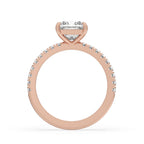 Two Carat Princess Cut Diamond Claw Prong Perfection