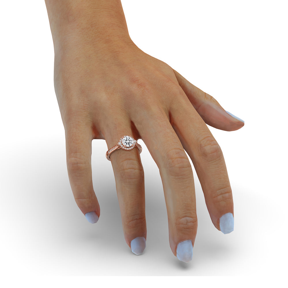 Antique Inspired Engagement Ring with Cathedral Setting