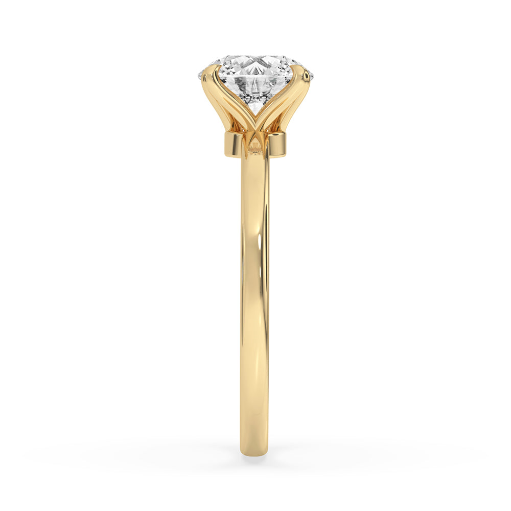Round Solitaire Engagement Ring