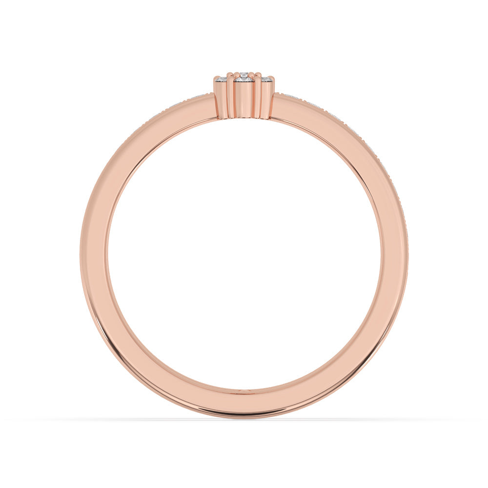 Diamond Band Wedding Ring - Perfect Symbol of Love Secondary image