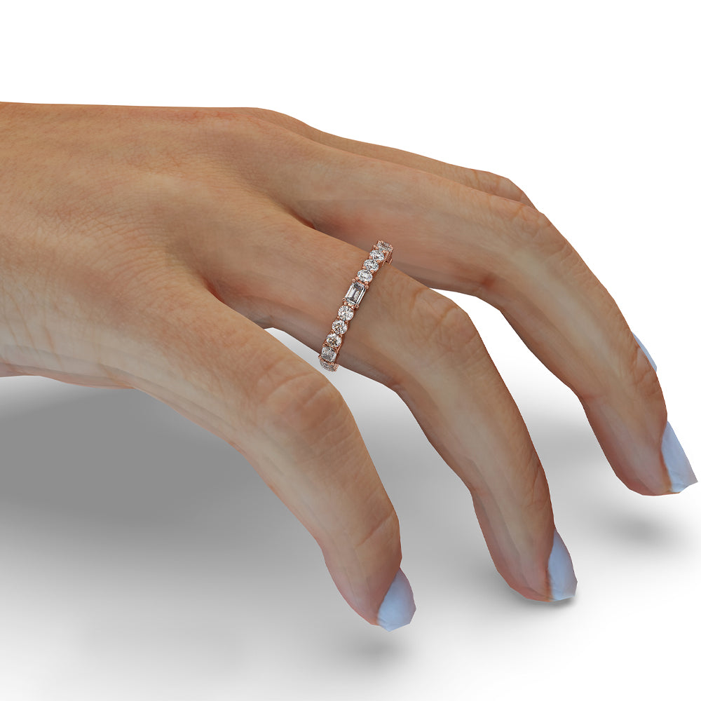 Emerald Cut Wedding Band – A Symbol of Forever