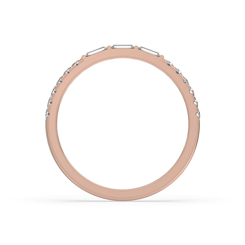 Half Eternity Wedding Band – Sparkle Without Limits