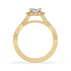 Round Halo Engagement Ring Timeless Sparkle and Beauty