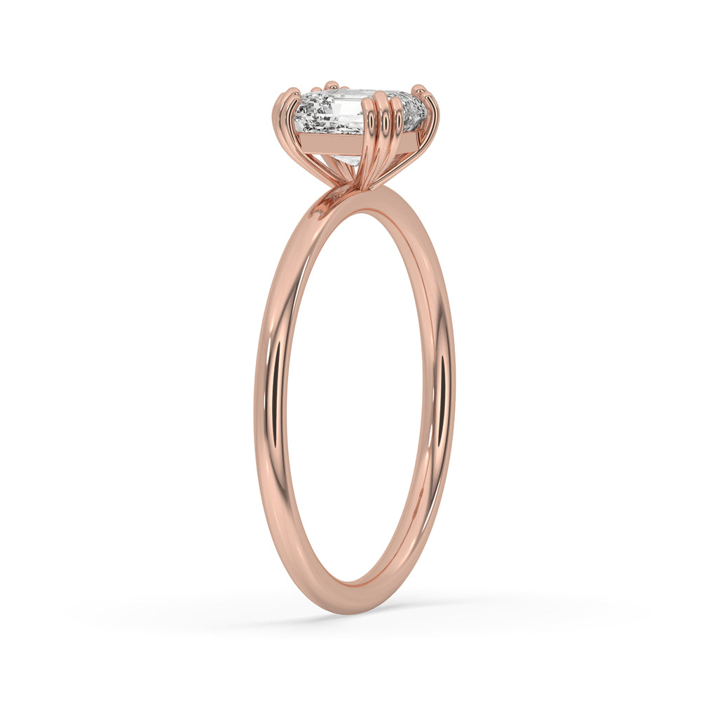 Gold Solitaire Engagement Ring for Timeless Elegance