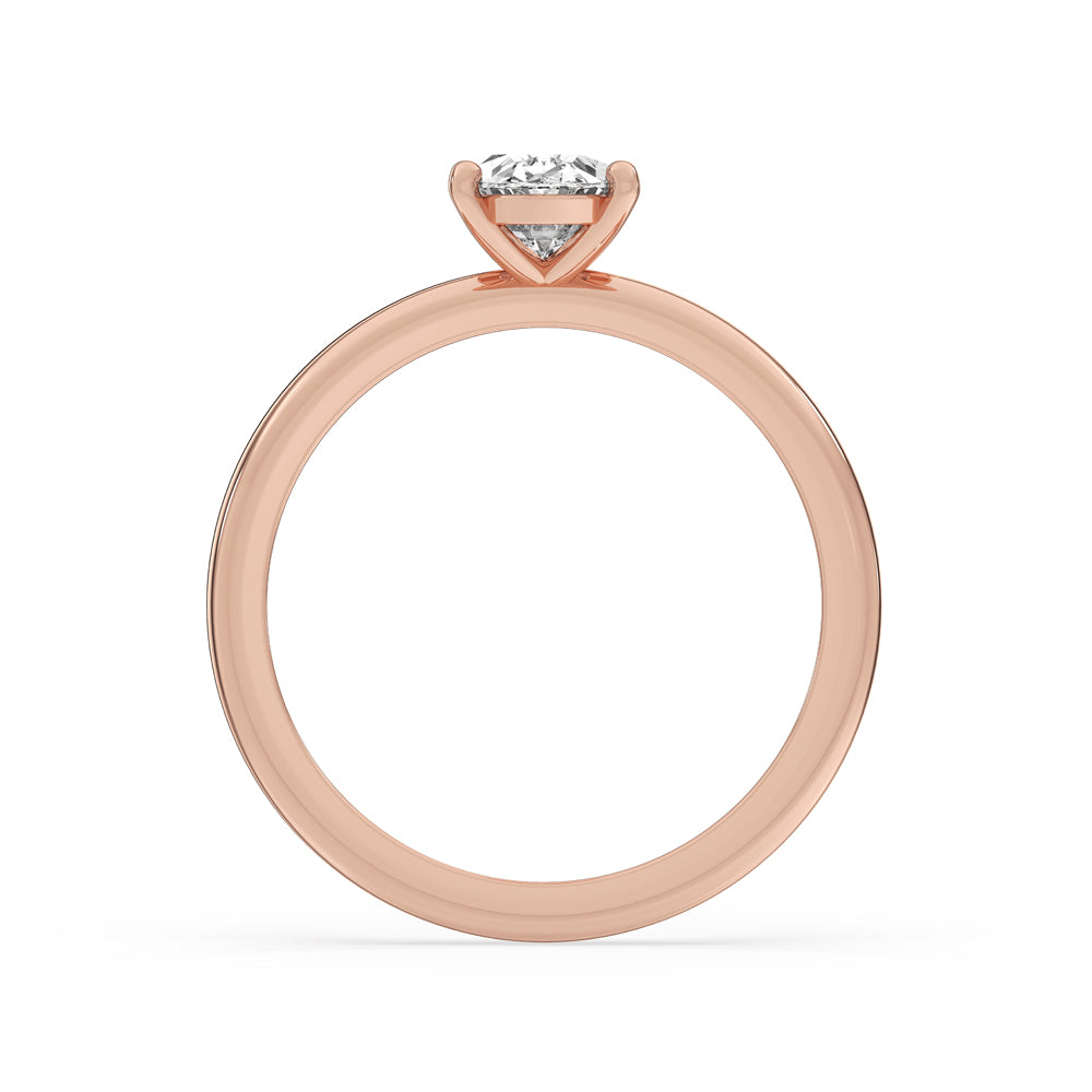 Oval Shaped Diamond Ring in Rose Gold Sparkle and Shine