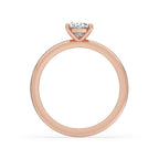Oval Shaped Diamond Ring in Rose Gold Sparkle and Shine