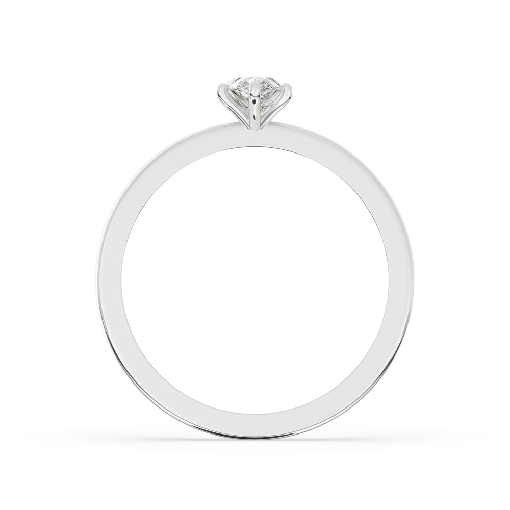 Pear Shape Diamond Ring With Solitaire Style Secondary image