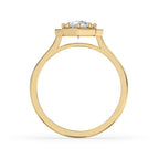 Round Diamond Halo Engagement Ring