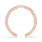 Criss Cross Band – Unique Diamond Setting Sparkle