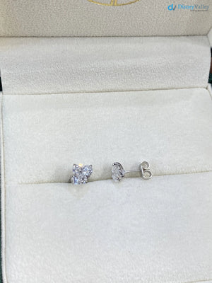 2 Carat E/VS1 Heart Shape Lab Grown Diamond Stud Earrings - DisneyValley