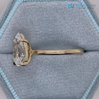 2 Carat IGI Certified Pear Cut Lab Grown Diamond Solitaire Engagement Ring - DisneyValley