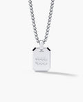 AQUARIUS MINI ZODIAC Dog Tag Gold Pendant