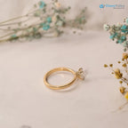 2 carat Enerald cut lab grown diamond minimalist engagement ring - DisneyValley