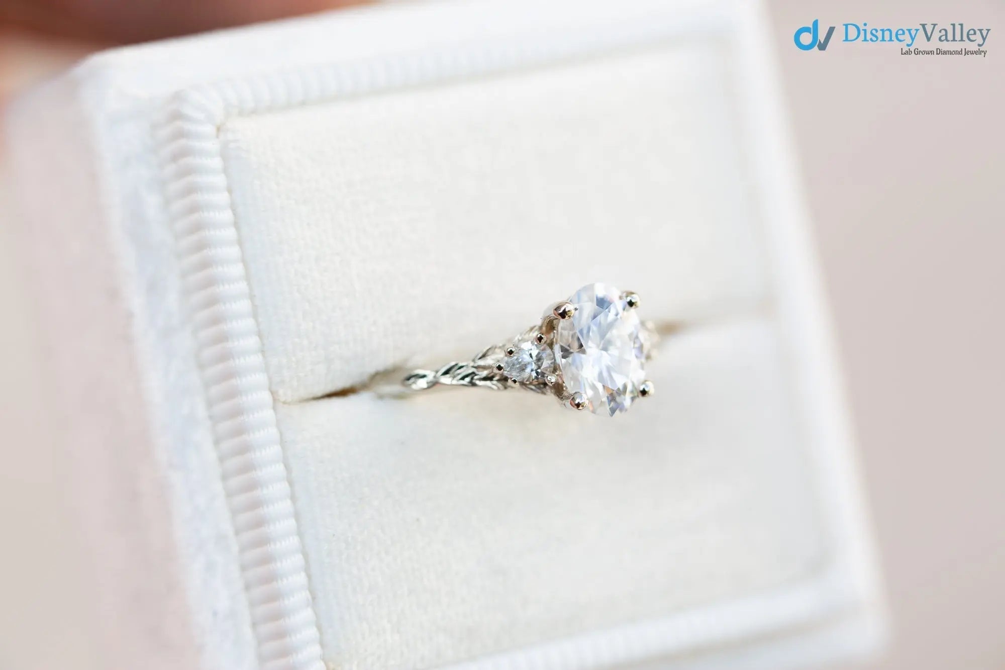 2 caret oval cut lab grown vintage style three stone diamond ring - DisneyValley