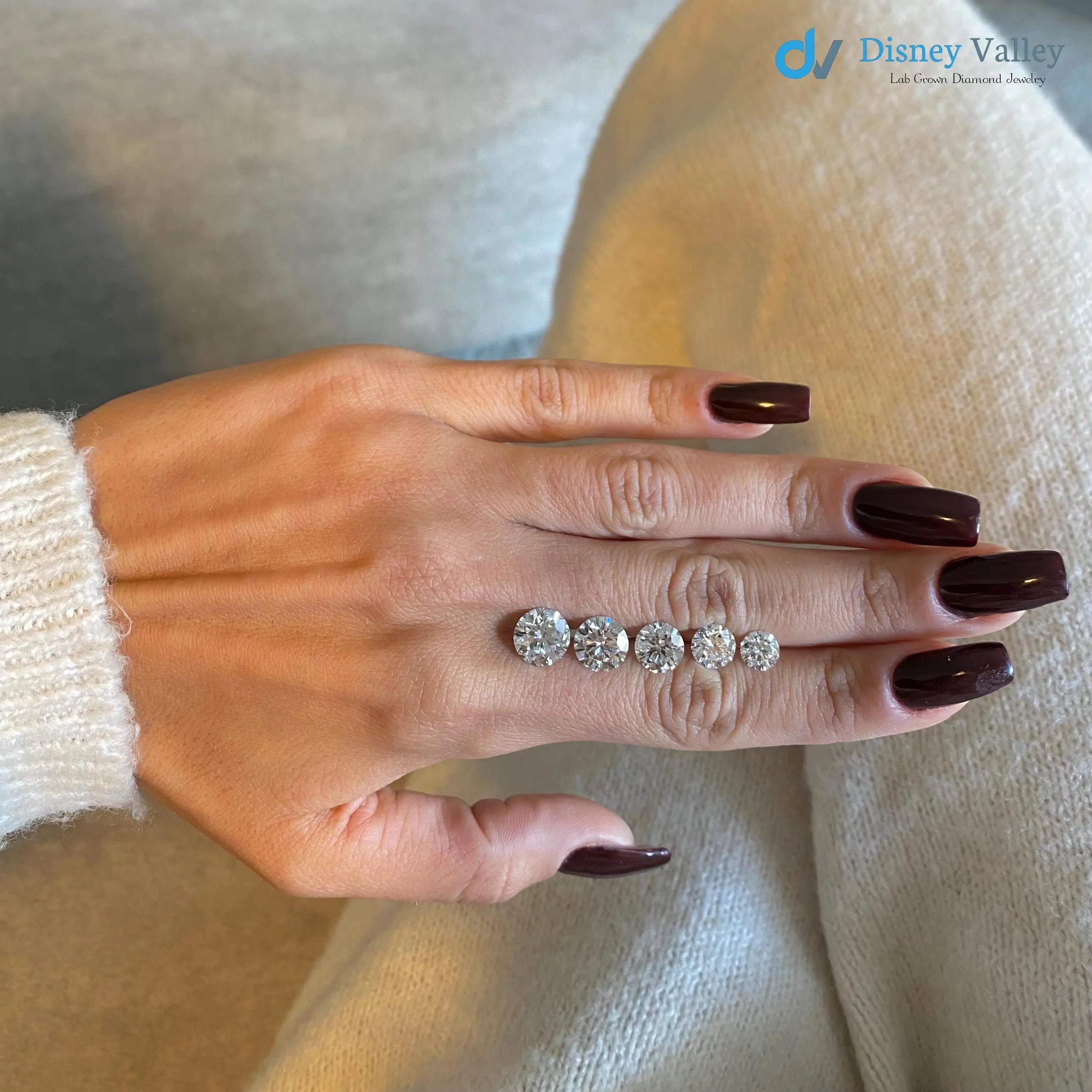 2.00 Carat Certified Round Cut Lab Grown Minimalist Solitaire Diamond Engagement Ring - DisneyValley