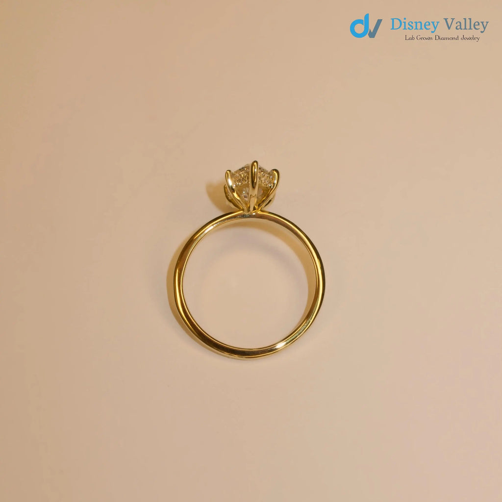 2.10 Carat IGI CERTIFIED Marquise Cut Diamond Solitaire Hidden Halo Engagement Ring - DisneyValley