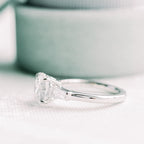 2.0 CT Round Brilliant Cut Moissanite Three Stones Engagement Ring