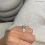 2.75 Carat Engagement Ring Set Oval Cut Engagement Ring With Matching Band - DisneyValley