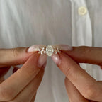 1.50 CT Oval Cut Moissanite Vintage Style Engagement Ring