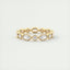 1.30CT Marquis & Round Cut Bezel Full Eternity Wedding Band
