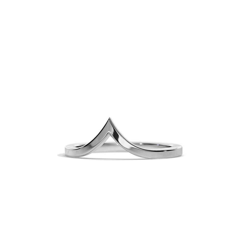 Plain Curved Wedding Band