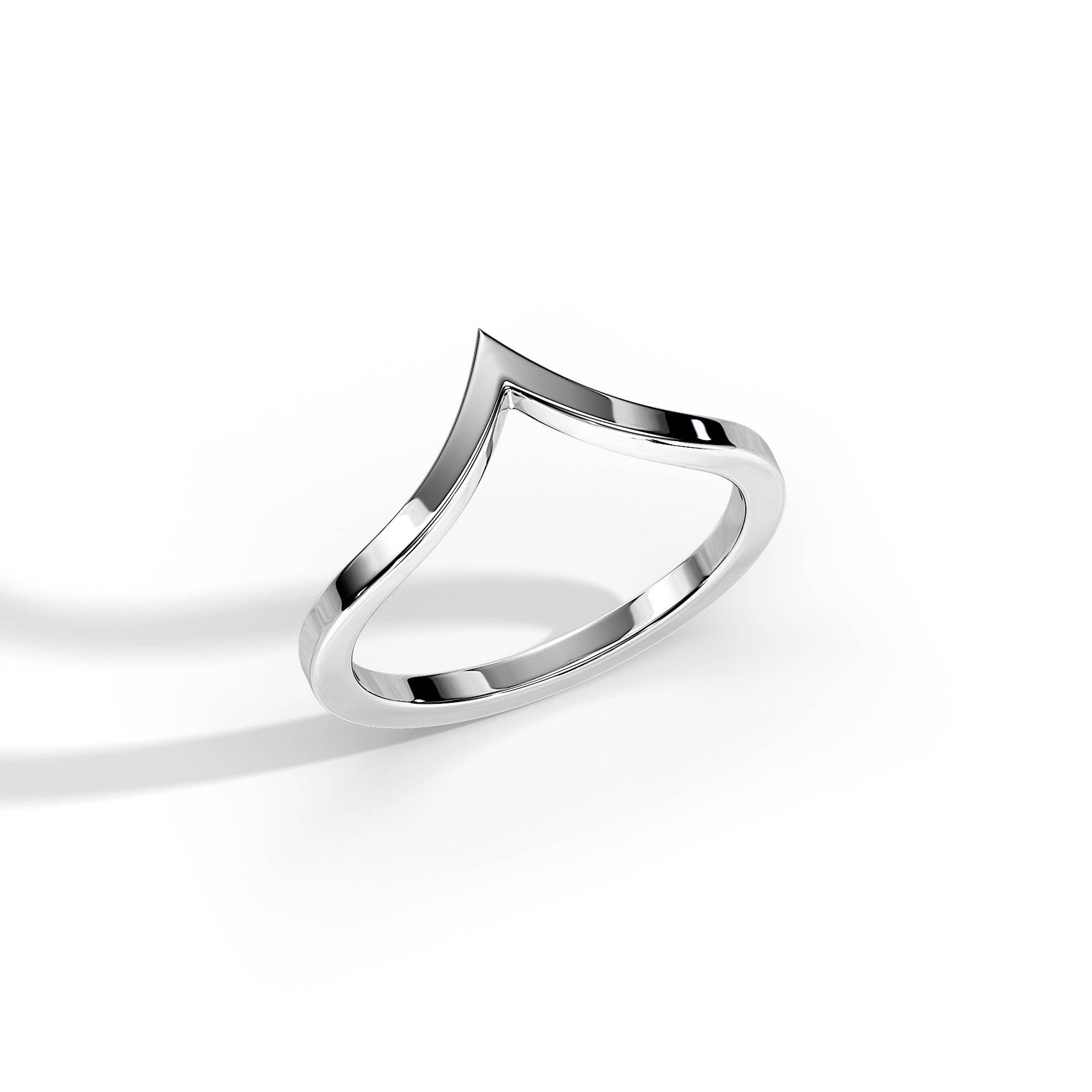 Plain Curved Wedding Band