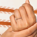 Full Eternity Shared Prong Wedding Band