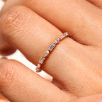 Full Eternity Shared Prong Wedding Band