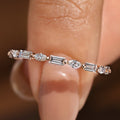 Marquise and Baguette Diamond Eternity Band