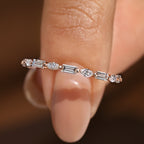 Full Eternity Shared Prong Wedding Band