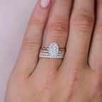 2.70 CT Oval Moissanite Solitaire Engagement Ring