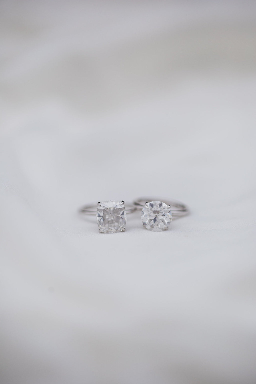 4.50 CT Cushion Cut Moissanite Solitaire Engagement Ring