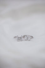 4.50 CT Cushion Cut Moissanite Solitaire Engagement Ring