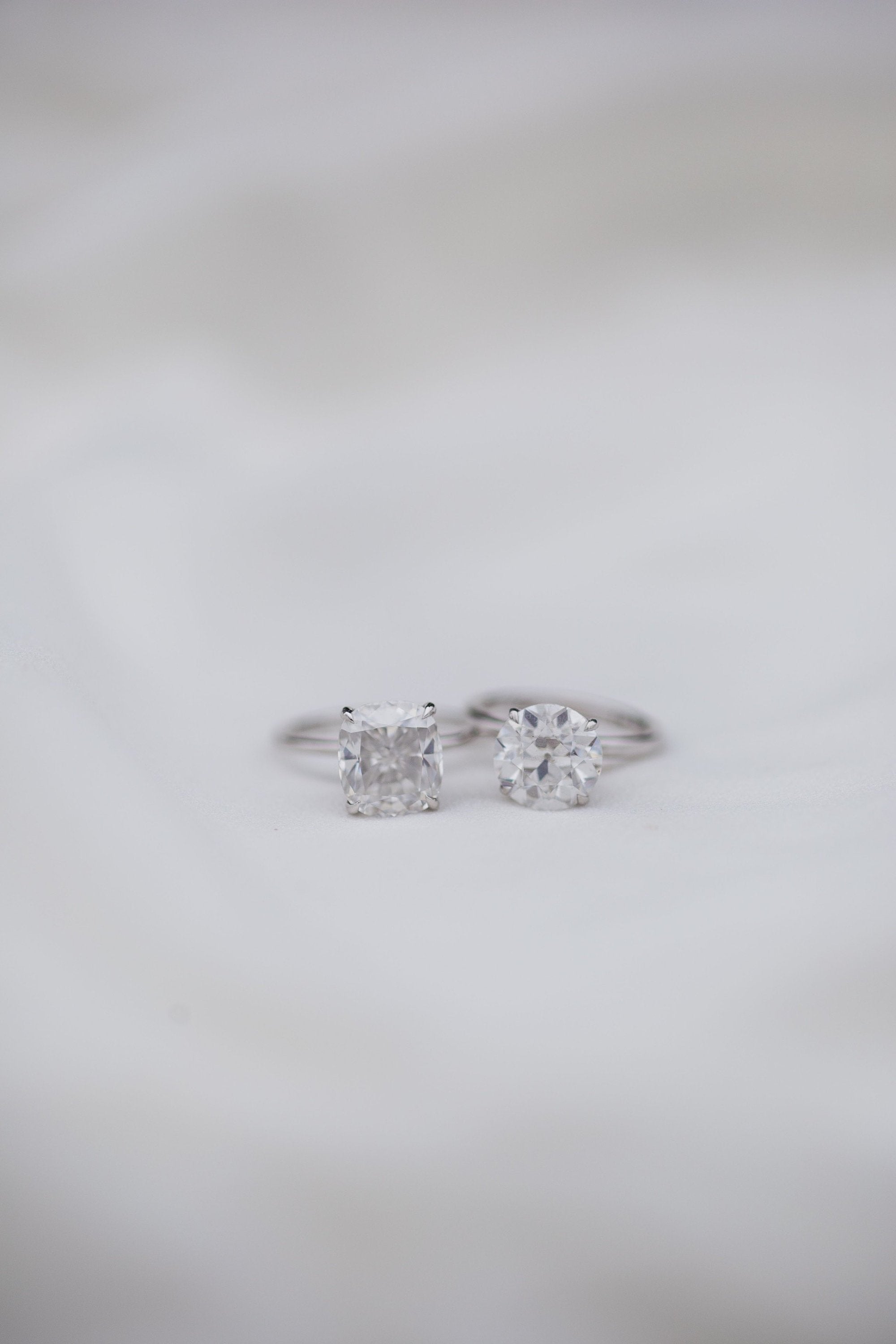 4.50 CT Cushion Cut Moissanite Solitaire Engagement Ring