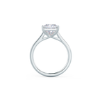 1.0 CT Princess Cut Moissanite Solitaire Style Engagement Ring