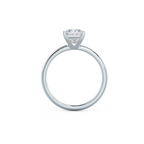 1.75 CT Princess Cut Moissanite Solitaire Engagement Ring