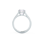 2.25 CT Cushion Moissanite Solitaire Engagement Ring