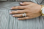4.65 CT Cushion Cut Moissanite Solitaire Engagement Ring