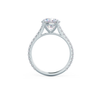 2.0CT Round Moissanite Solitaire Engagement Ring
