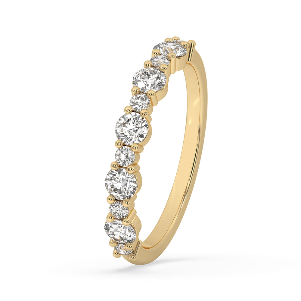 Half Eternity Band – Round Diamond