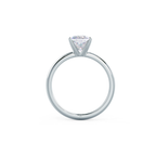 2.75 CT Cushion Cut Moissanite Solitaire Engagement Ring