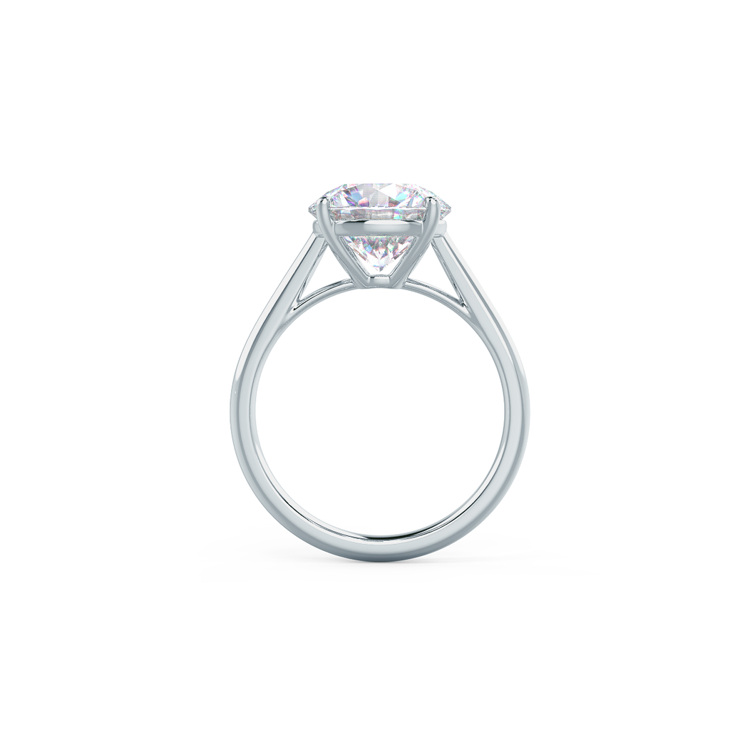 1.50 CT Round Brilliant Cut Moissanite Solitaire Engagement Ring