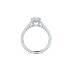 1.75 CT Emerald Cut Moissanite Solitaire Engagement Ring
