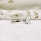 1.75 CT Round Brilliant Cut Moissanite Solitaire Engagement Ring