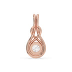 Round Diamond Pendant - Rose Gold