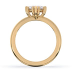 Solitaire Asscher Cut Diamond Ring
