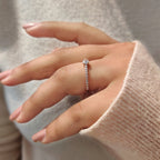 Round Cut Minimalist Engagement Ring